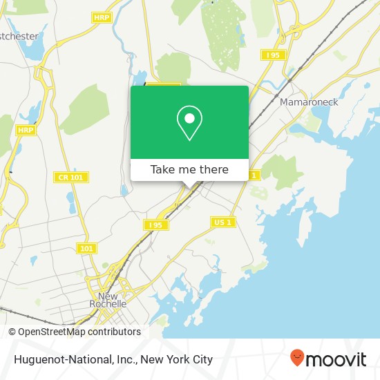 Mapa de Huguenot-National, Inc.