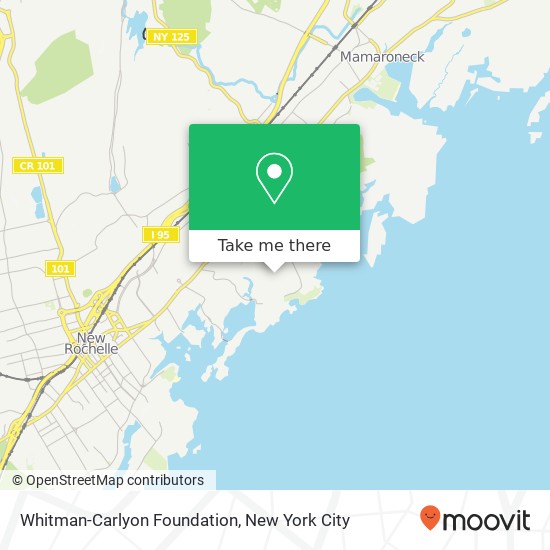 Whitman-Carlyon Foundation map