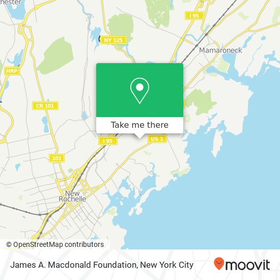 James A. Macdonald Foundation map