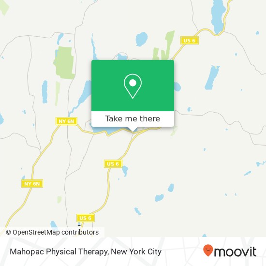 Mahopac Physical Therapy map