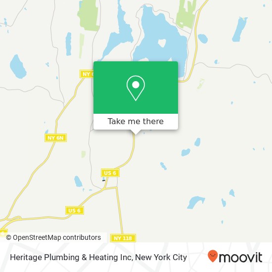 Mapa de Heritage Plumbing & Heating Inc