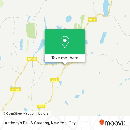 Mapa de Anthony's Deli & Catering