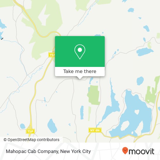 Mahopac Cab Company map