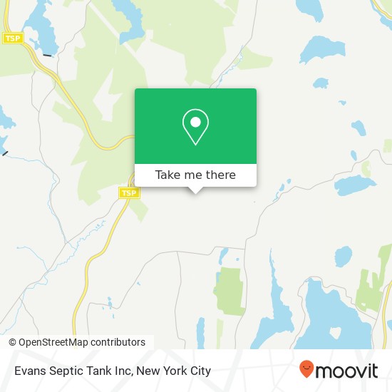 Evans Septic Tank Inc map