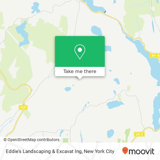 Mapa de Eddie's Landscaping & Excavat Ing