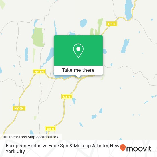 European Exclusive Face Spa & Makeup Artistry map