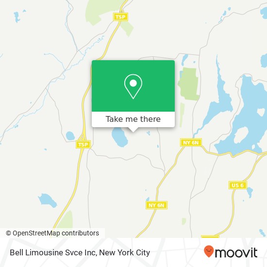 Bell Limousine Svce Inc map