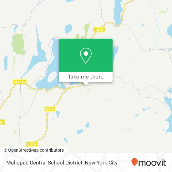Mapa de Mahopac Central School District