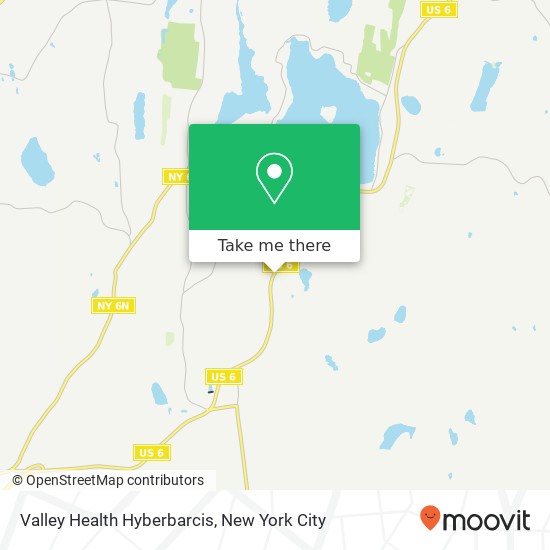 Mapa de Valley Health Hyberbarcis