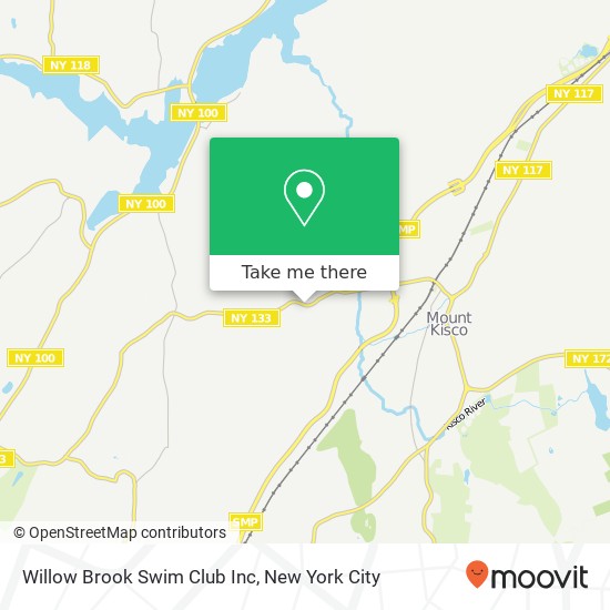 Willow Brook Swim Club Inc map