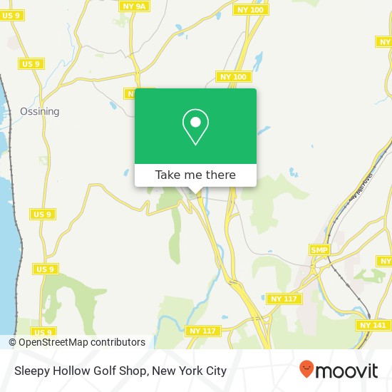 Sleepy Hollow Golf Shop map