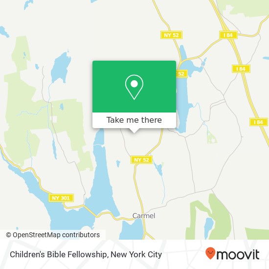 Children's Bible Fellowship map
