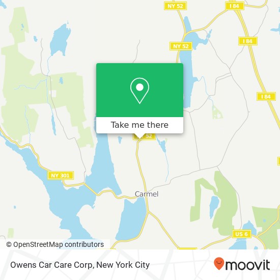 Owens Car Care Corp map