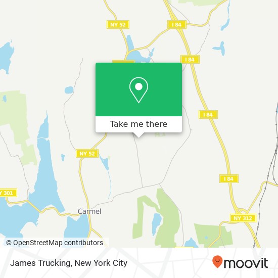 Mapa de James Trucking