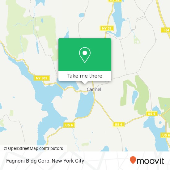 Fagnoni Bldg Corp map