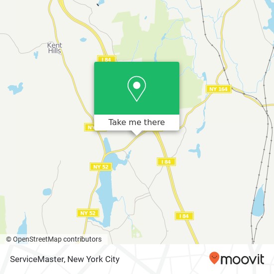 ServiceMaster map