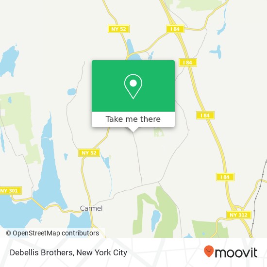 Debellis Brothers map