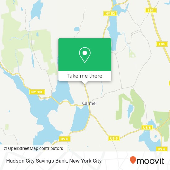 Mapa de Hudson City Savings Bank