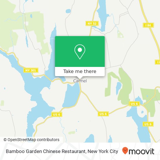 Mapa de Bamboo Garden Chinese Restaurant