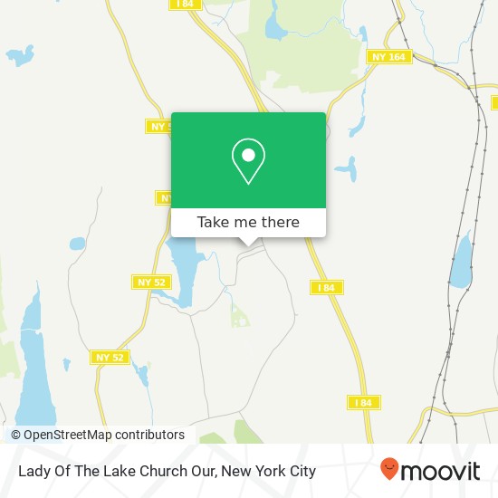 Lady Of The Lake Church Our map