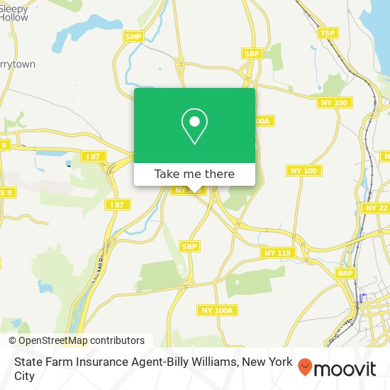 State Farm Insurance Agent-Billy Williams map