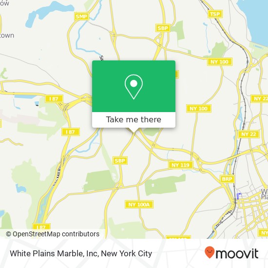 White Plains Marble, Inc map