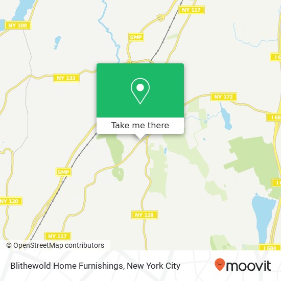 Mapa de Blithewold Home Furnishings