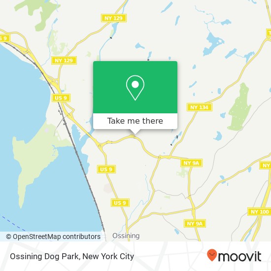 Ossining Dog Park map