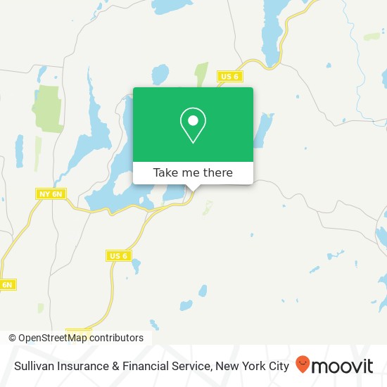 Mapa de Sullivan Insurance & Financial Service