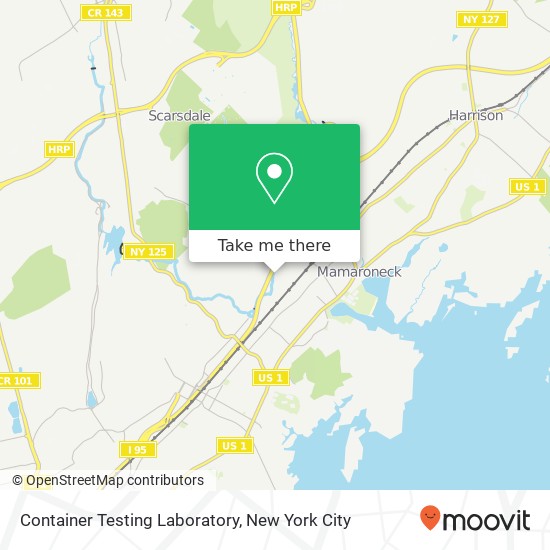 Container Testing Laboratory map