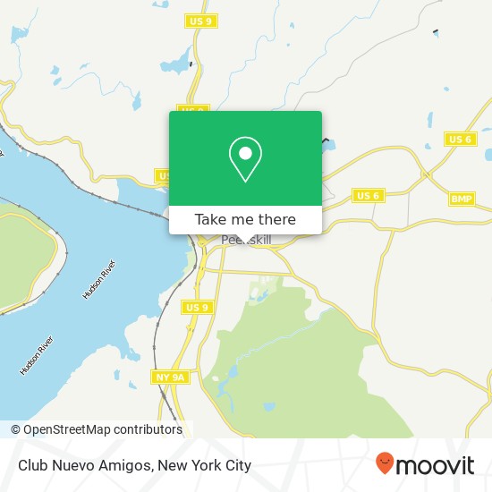 Club Nuevo Amigos map