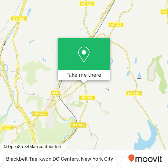Mapa de Blackbelt Tae Kwon DO Centers