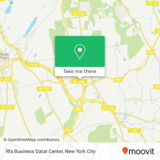 Rfa Business Datat Center map