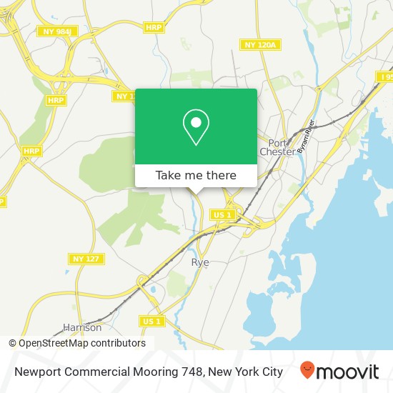 Mapa de Newport Commercial Mooring 748