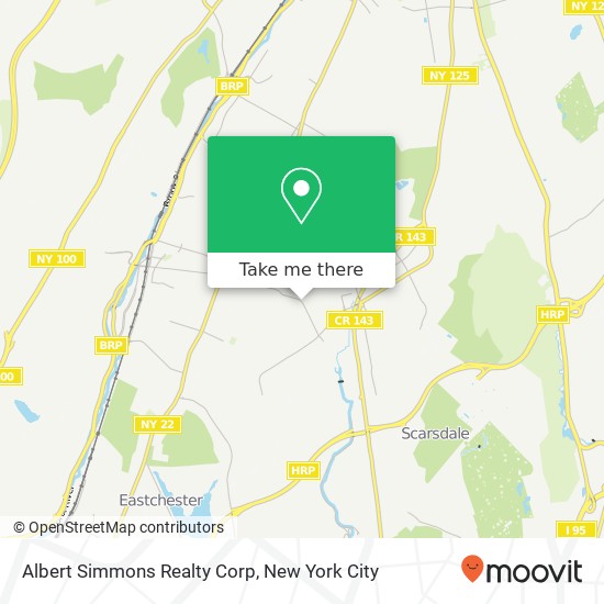 Albert Simmons Realty Corp map