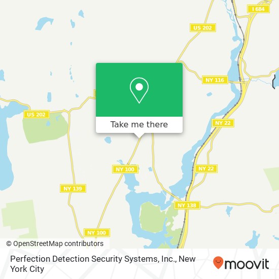 Perfection Detection Security Systems, Inc. map