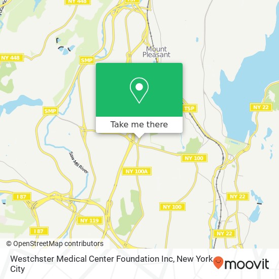 Mapa de Westchster Medical Center Foundation Inc