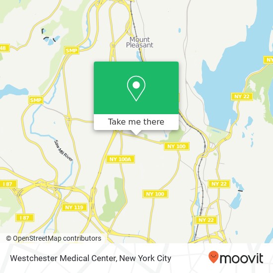 Mapa de Westchester Medical Center