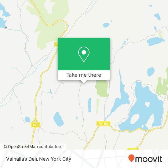 Valhalla's Deli map