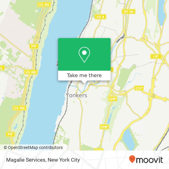 Magalie Services map