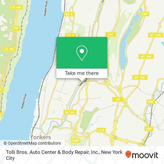 Tolli Bros. Auto Center & Body Repair, Inc. map