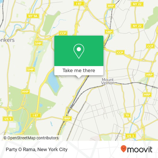 Party O Rama map