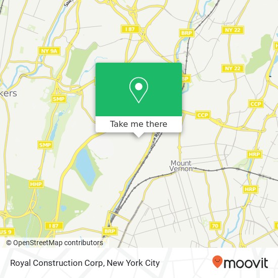 Royal Construction Corp map