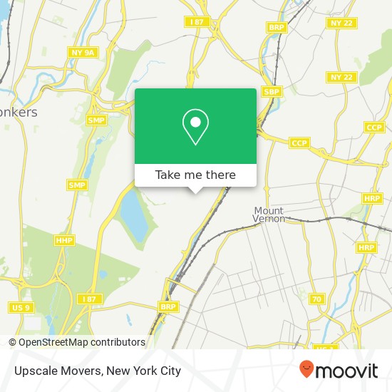 Upscale Movers map