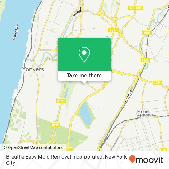 Mapa de Breathe Easy Mold Removal Incorporated