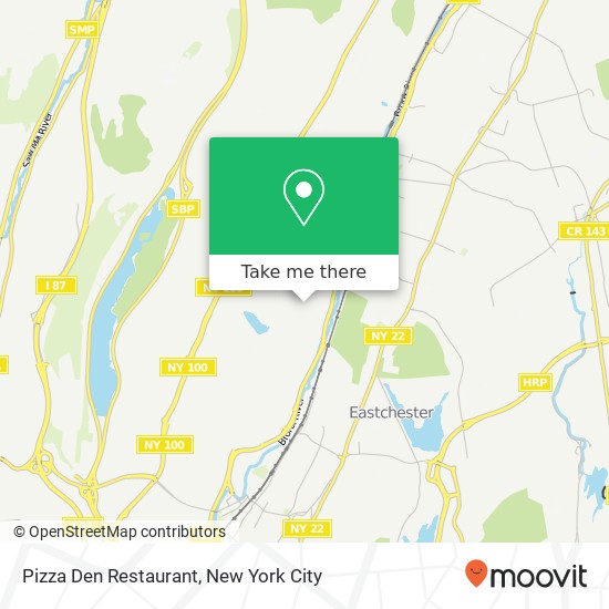 Mapa de Pizza Den Restaurant