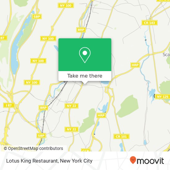 Mapa de Lotus King Restaurant