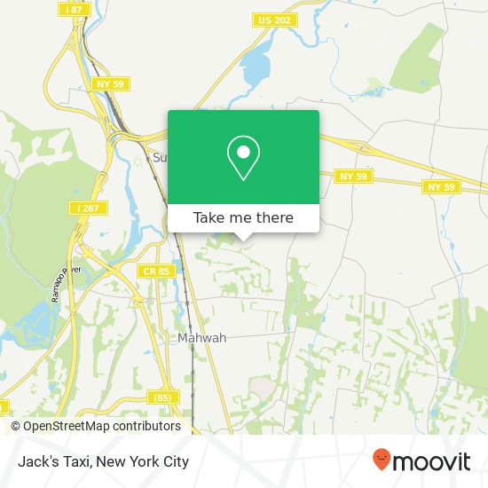 Mapa de Jack's Taxi