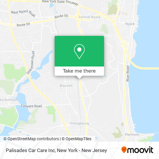 Mapa de Palisades Car Care Inc