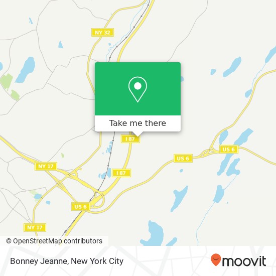 Bonney Jeanne map